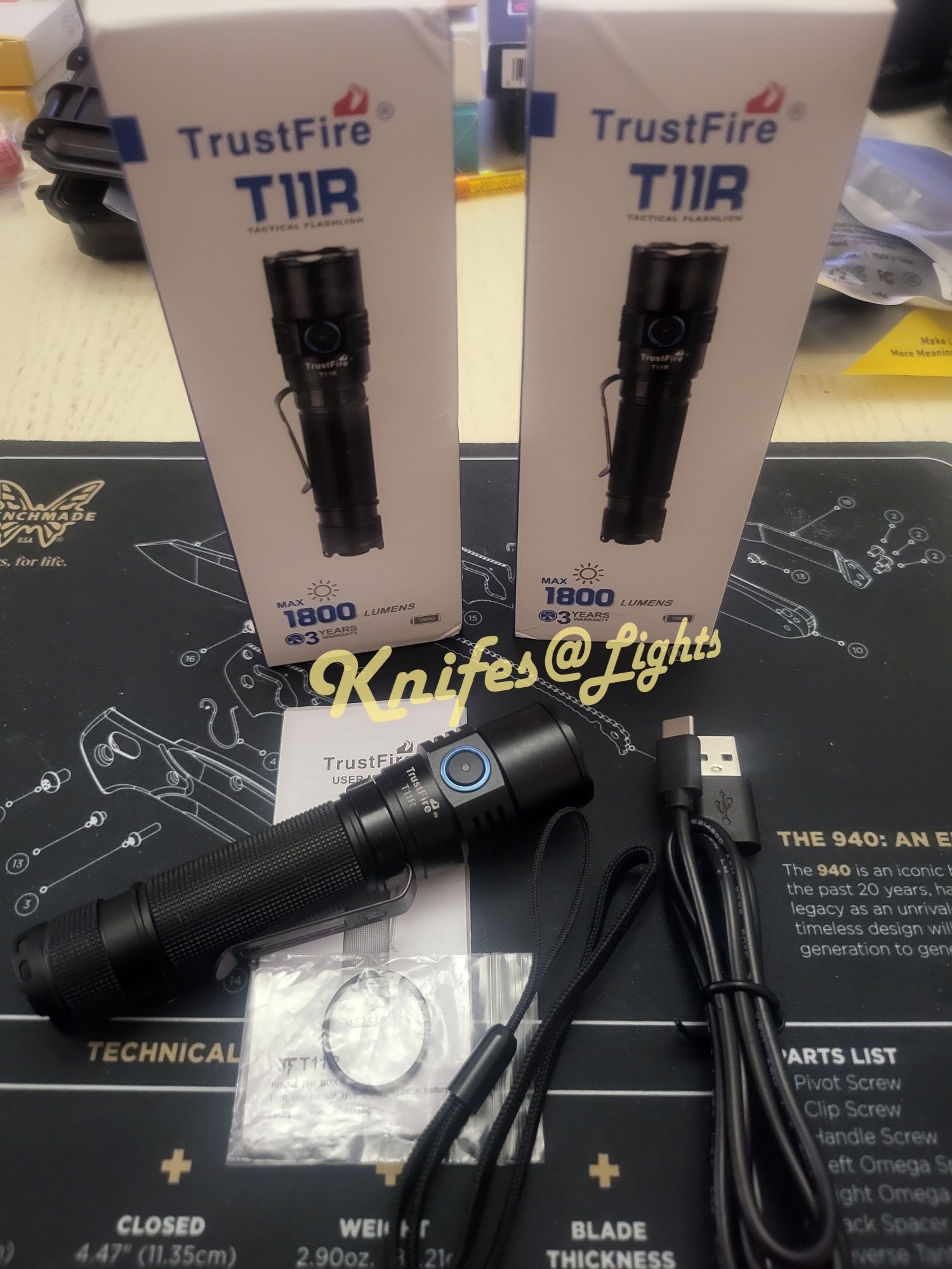 Trustfire T11R, тактичний ліхтар, 1800 lumens