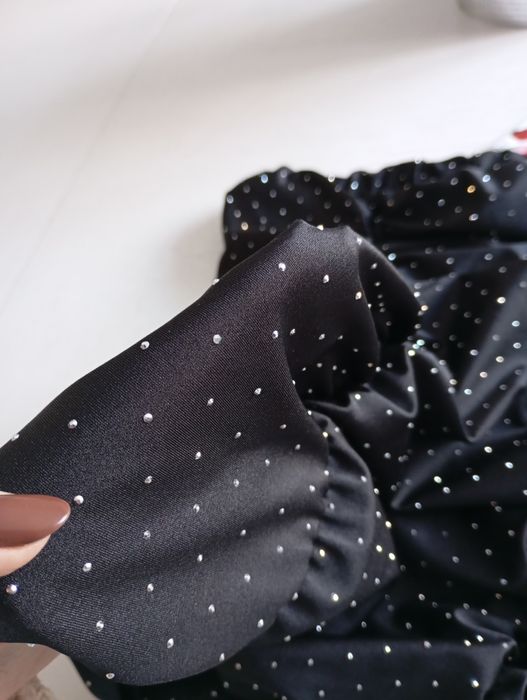 Spódnica marszczona dżety one size nowa butik