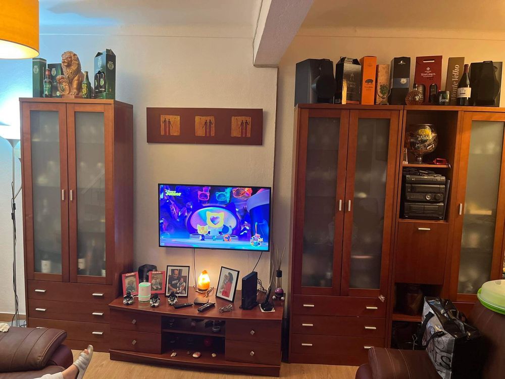 Sala completa em cerejeira