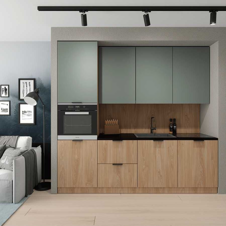 Nowoczesna Kuchnia Modułowa Sorento Green. Różne Kolory. Wybór Szafek