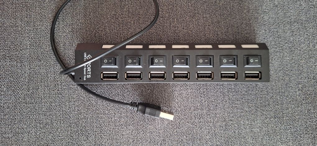Rozdzielacz USB 7 portów
