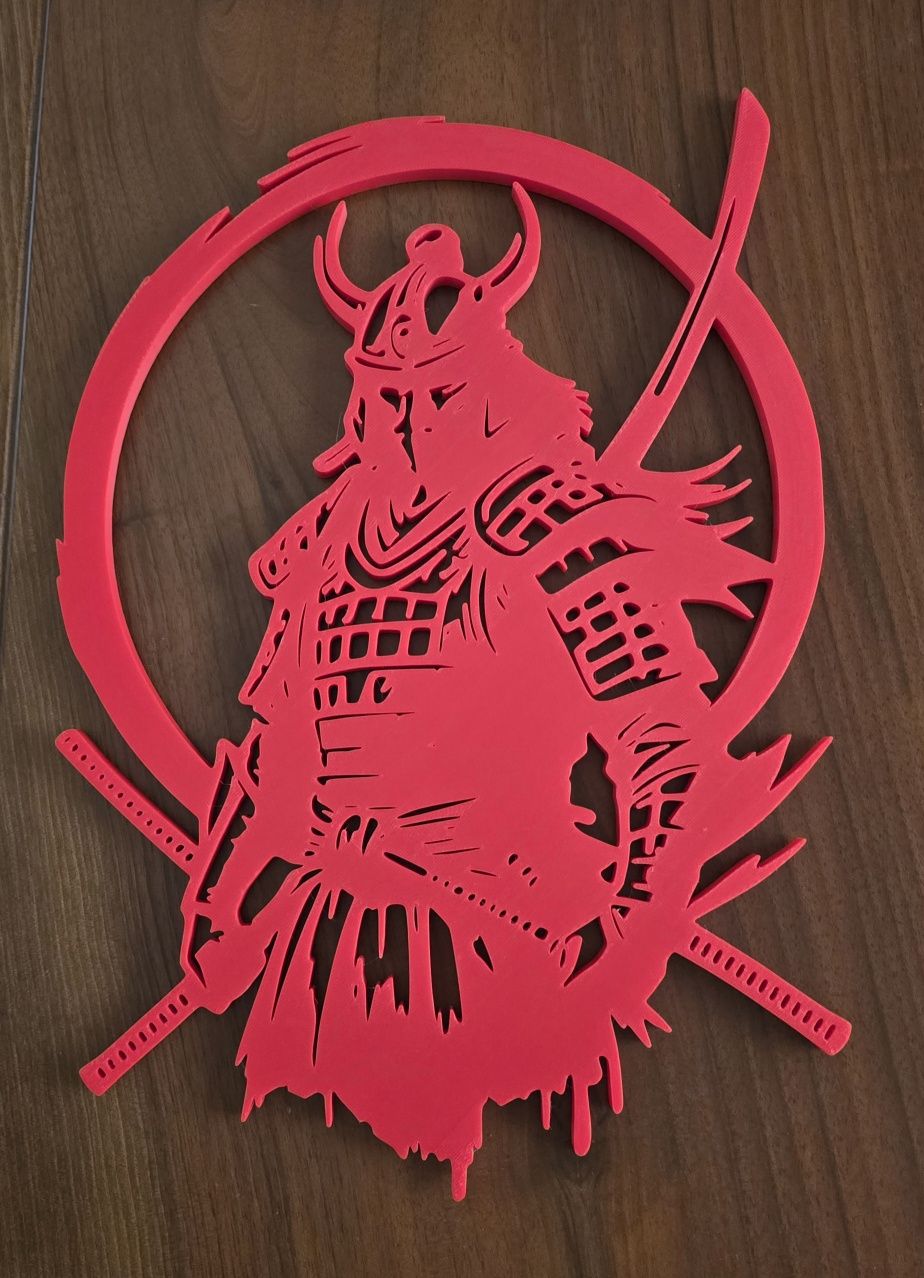 Decoracao de parede, Samurai