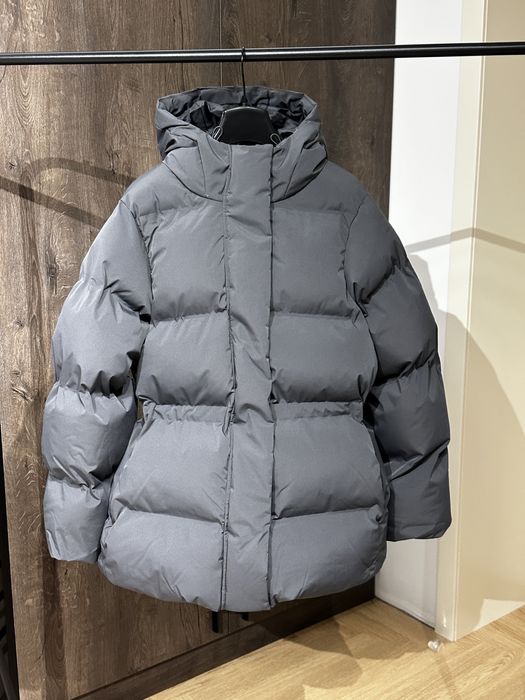 Пуфер пуховик вікдей weekday хс М зимова куртка з поясом
