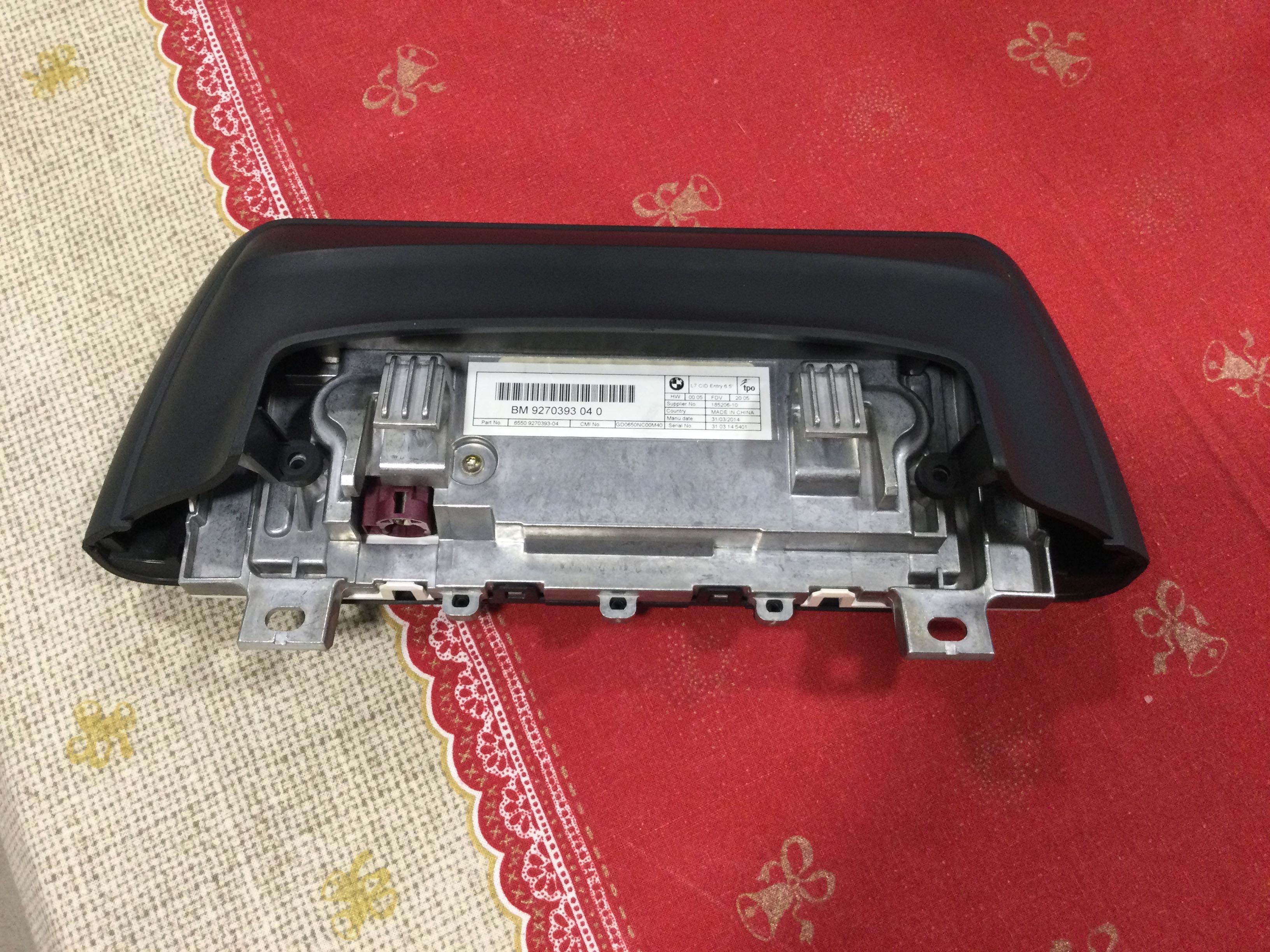 Monitor BMW F30 6,5”