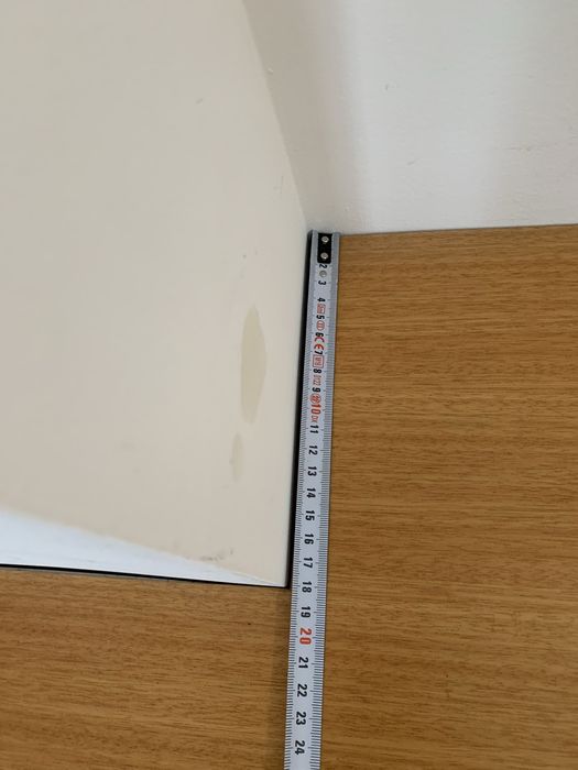 Secretária de fixar à parede em madeira de faia