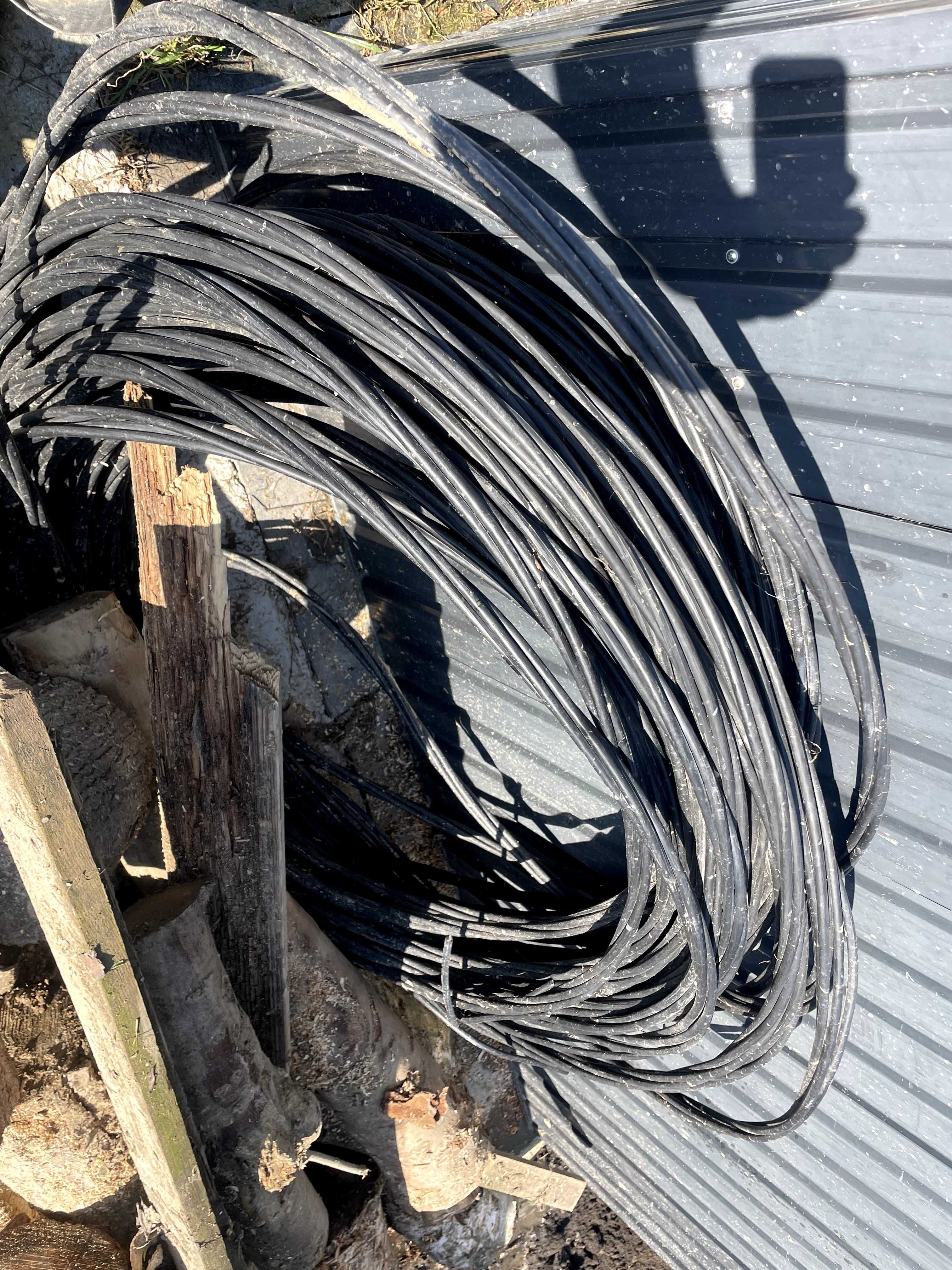 Przewód Kabel budowlany 90m / 90 metrów / zewnętrzny /4 żyły aluminium