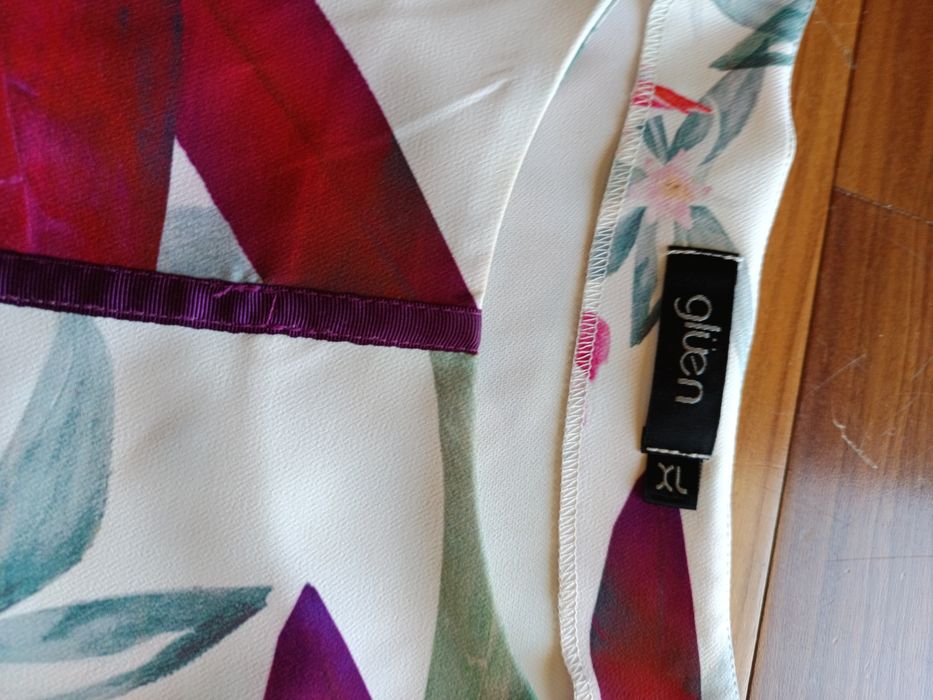 Blusa manga curta gluen