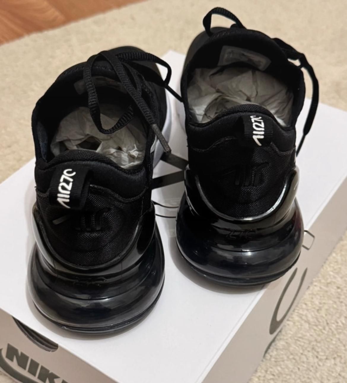 sneakers 270 nike buty sportowe air max meskie nowe czarne adidasy