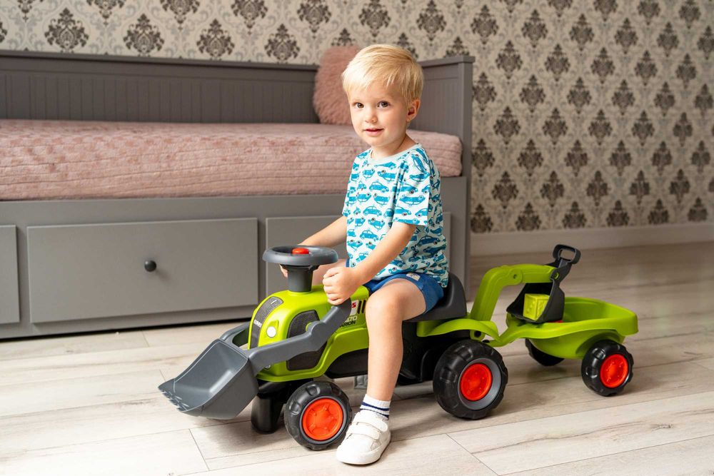 CLAAS traktorek jeździk koparka dla dzieci FALK przyczepa NEW 12m+ 312