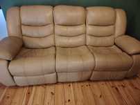 Sofa skórzana z funkcją relax
