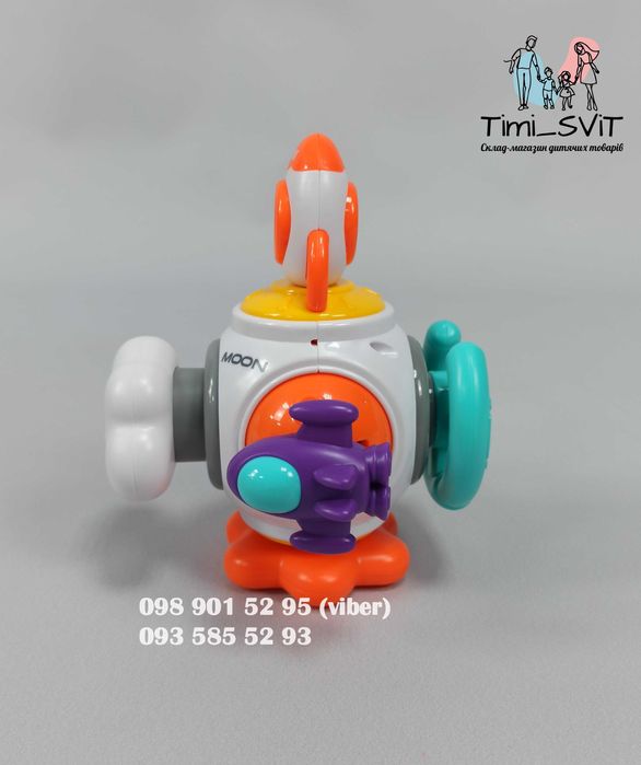 Бизикуб сортер руль спинер ключик развивающая пальчиковая игра