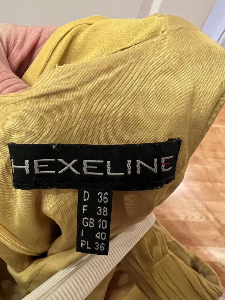 Sukienka jedwabna Hexeline rozm. 36
