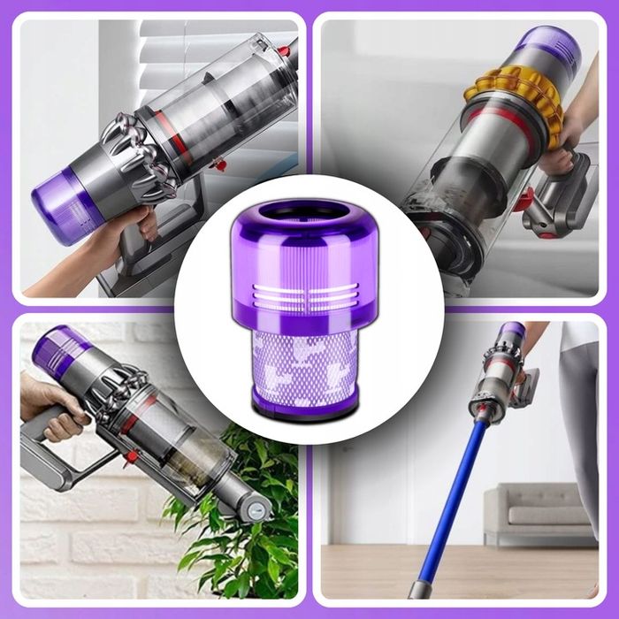 2x Filtr zmywalny do Dyson V11 V15 SV14 Ulepszony
