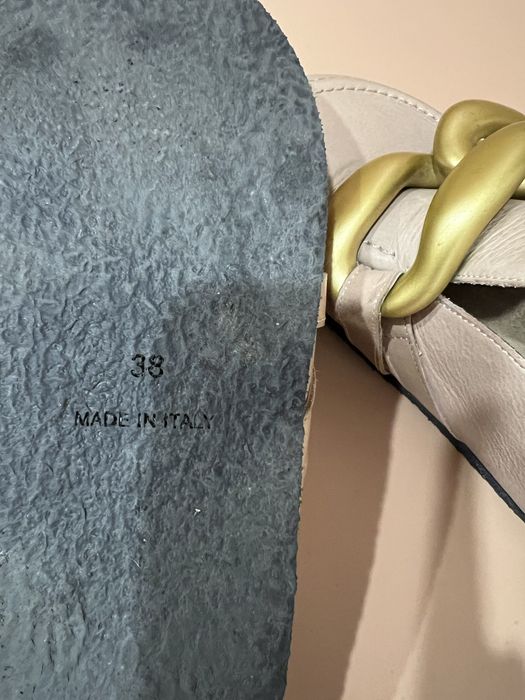 Сабо шльопки шкіряні