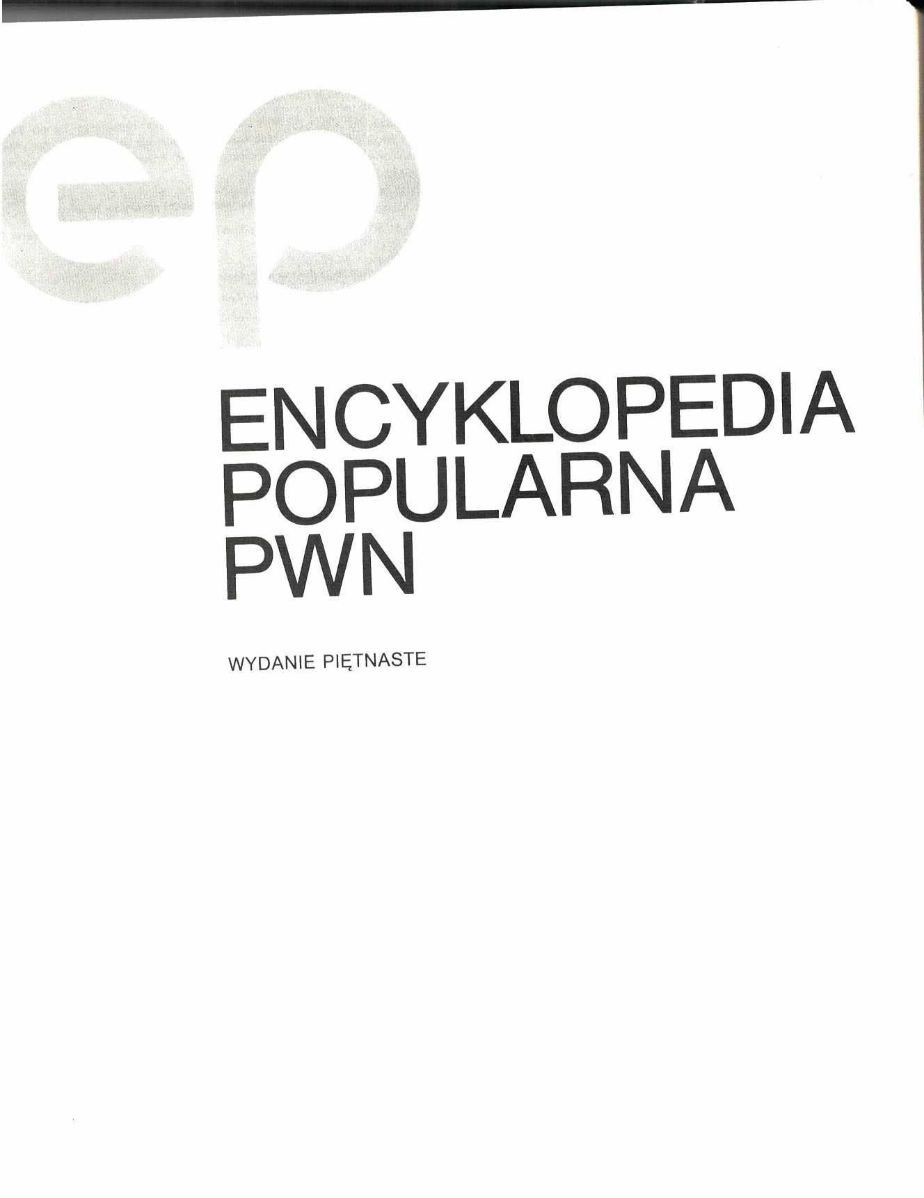 Encyklopedia popularna PWN