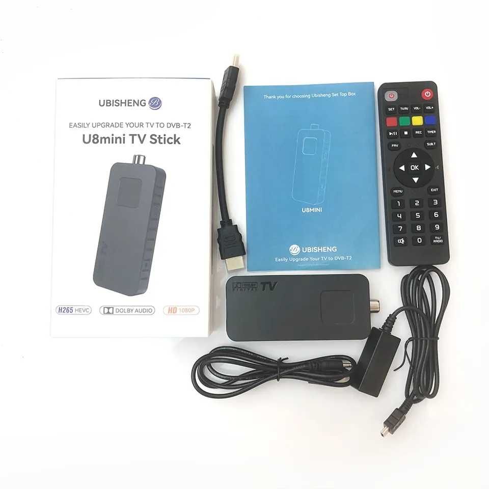 Т2 тюнер UBISHENG U8 mini HEVC H.265 10bit