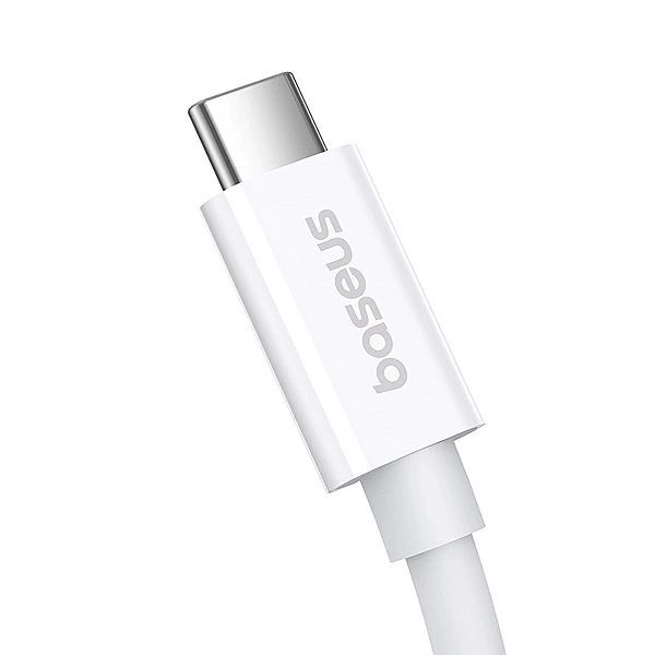 Kabel Baseus Cb Usb-c - Usb-c 240w Pd 8k 60Hz 1m - biały