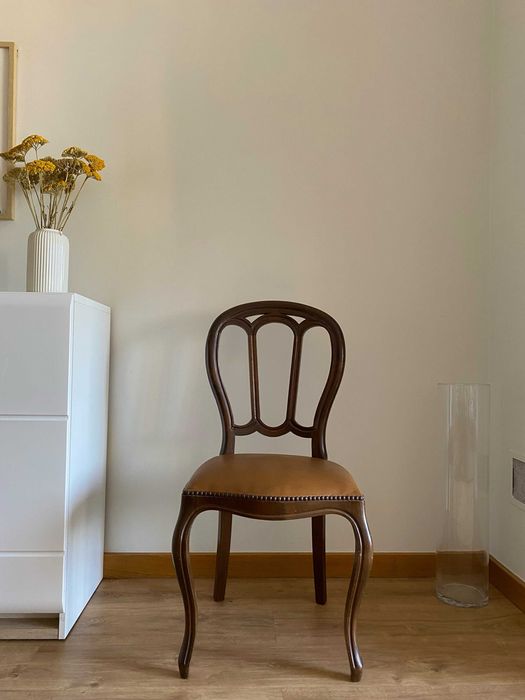 Conjunto de 6 cadeiras cerejeira