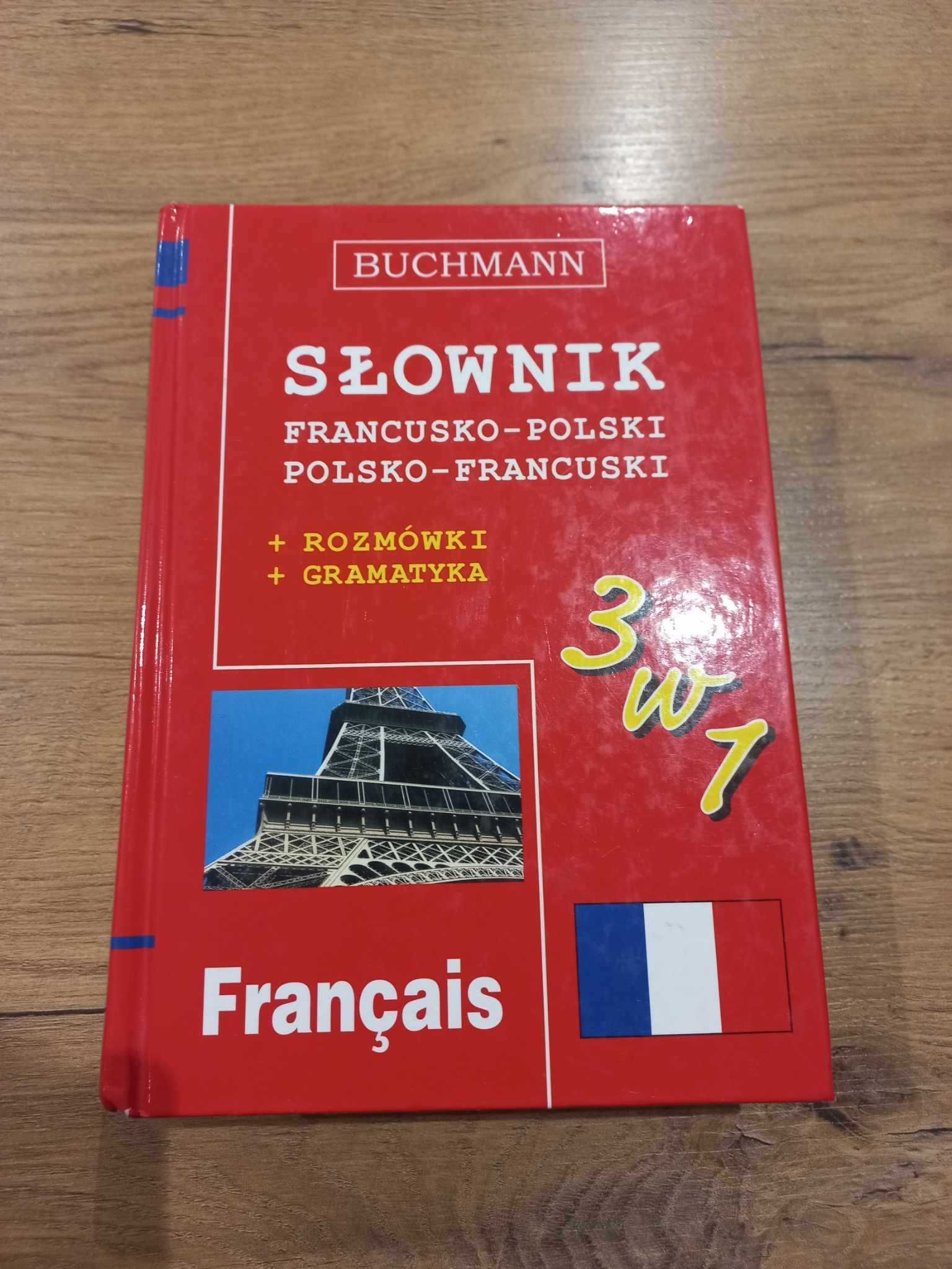 Słownik Francusko Polski Buchmann 3w1