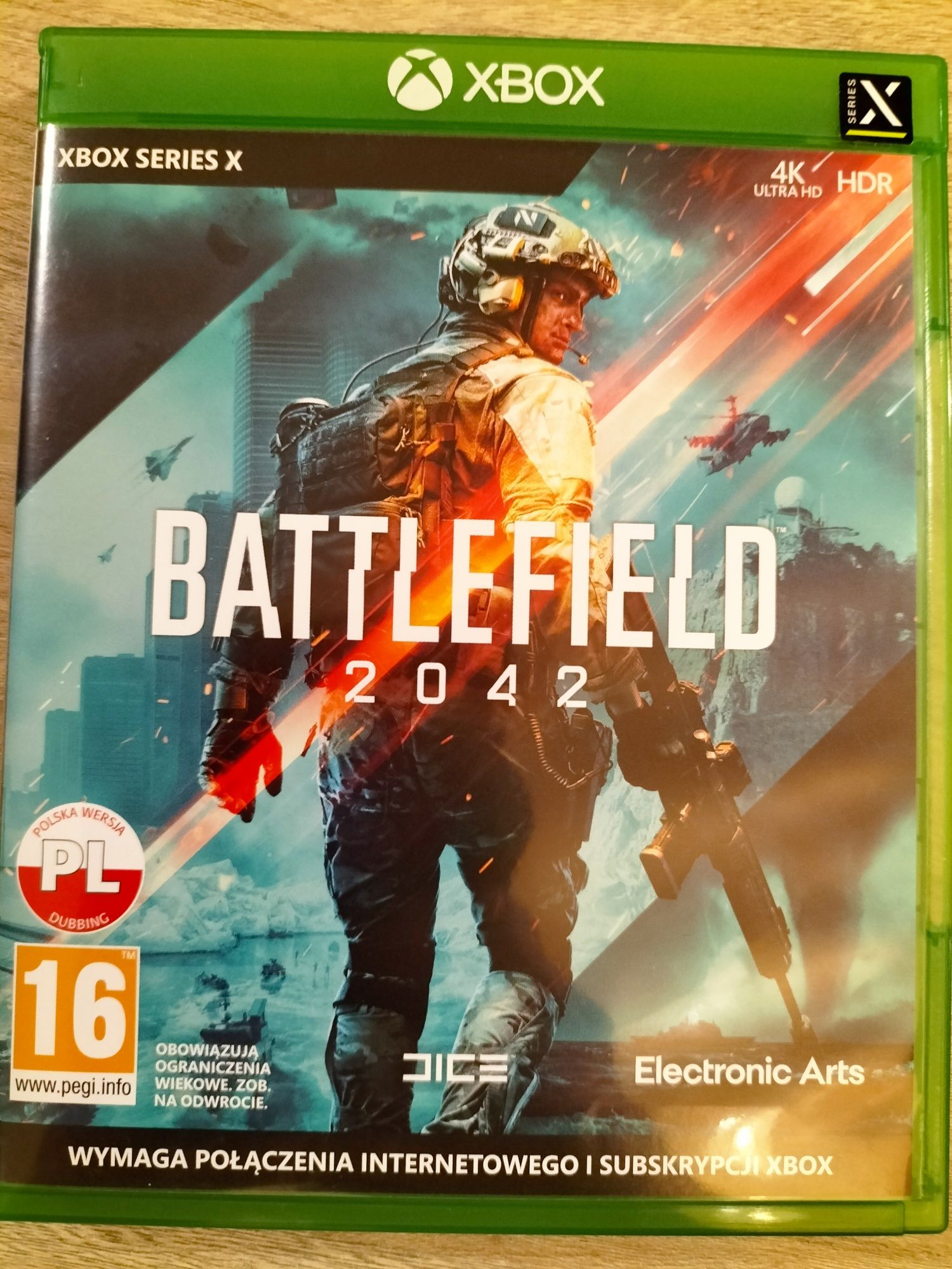 Battlefield 2042 XSX / Xbox series x
Płyta blu-ray 
Język: Angielski,