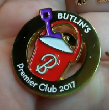 значок знак брошь Британия butlins premier club 2017 металлический