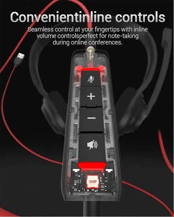 Nowe słuchawki z mikrofonem / Zestaw słuchawkowy / USB / JACK / 405