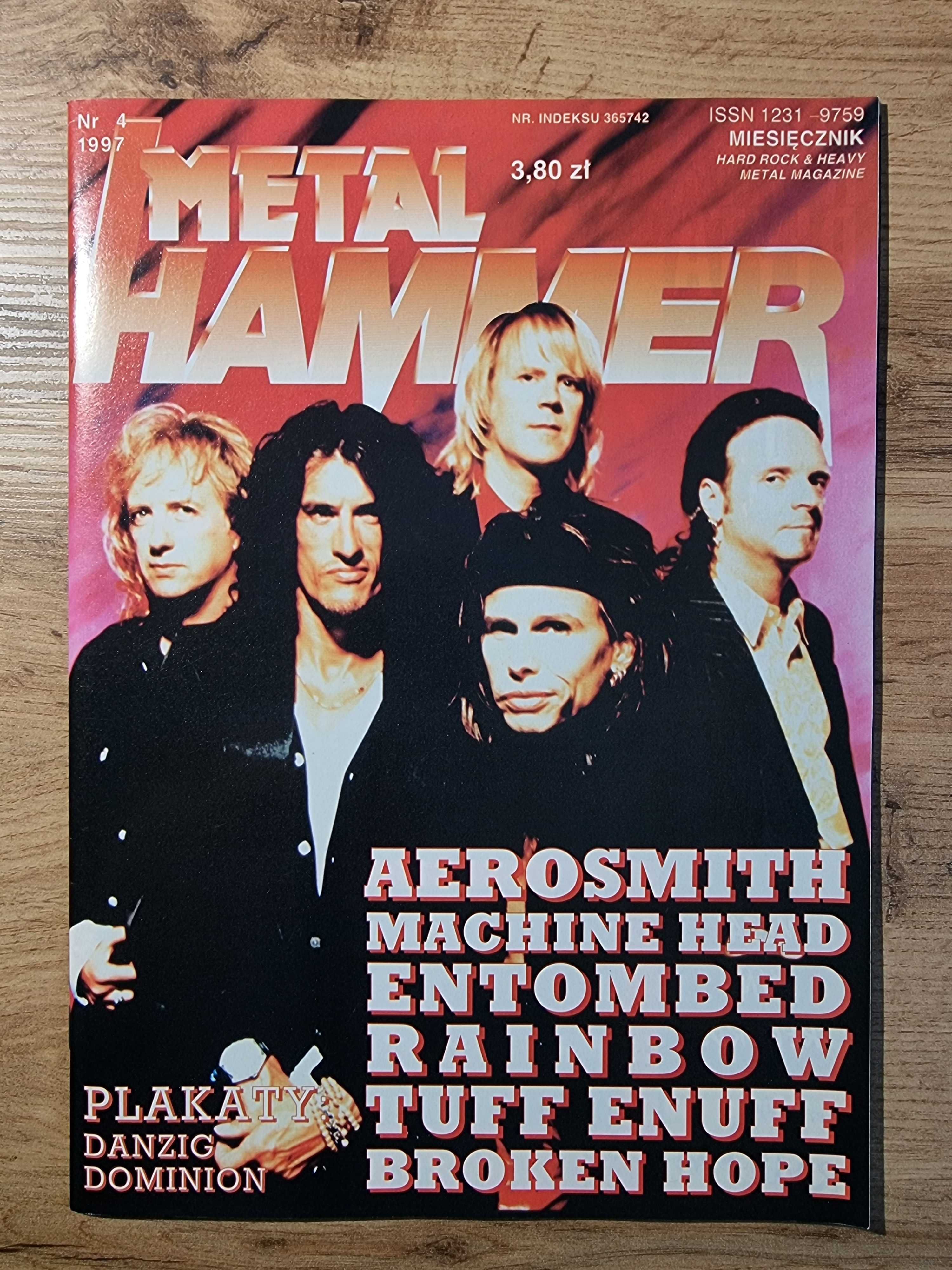 Metal Hammer 1997 - Aerosmith, Plakaty: Danzig, Dominion