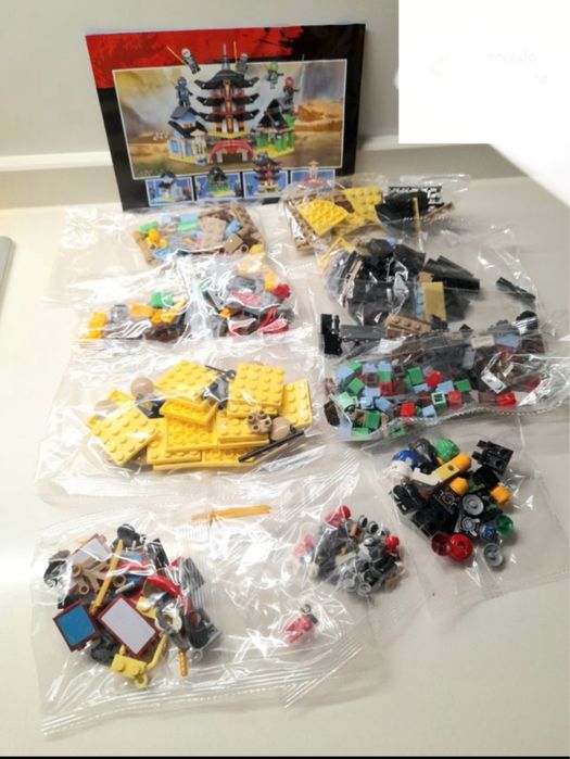Lego templo dos ninjas 737 peças