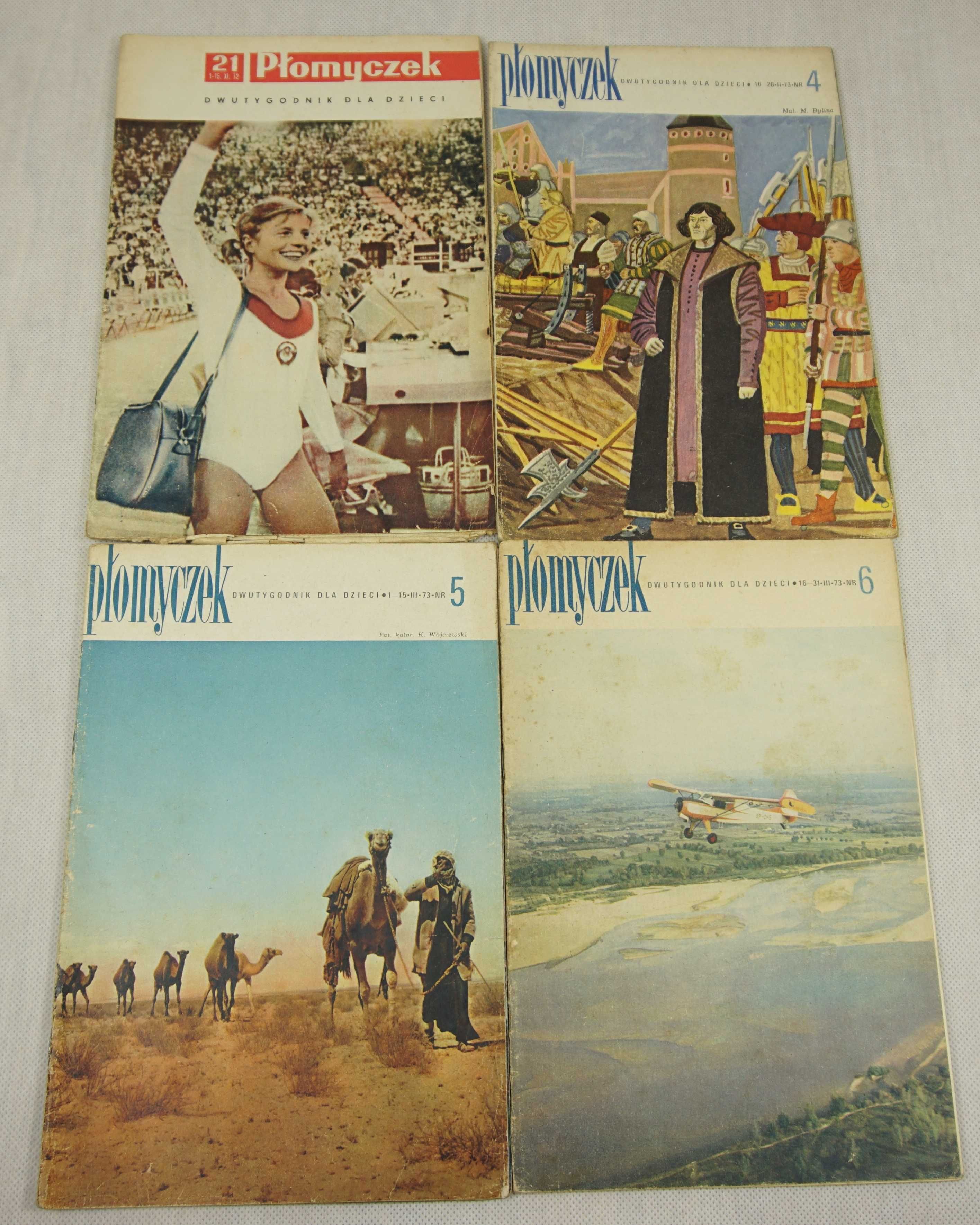 22 stk czasopism PŁOMYCZEK (1973 - 1975)