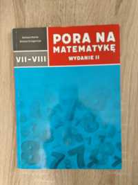 Książka z zadaniami matematycznymi klasa 7-8 "Pora na matematykę" II