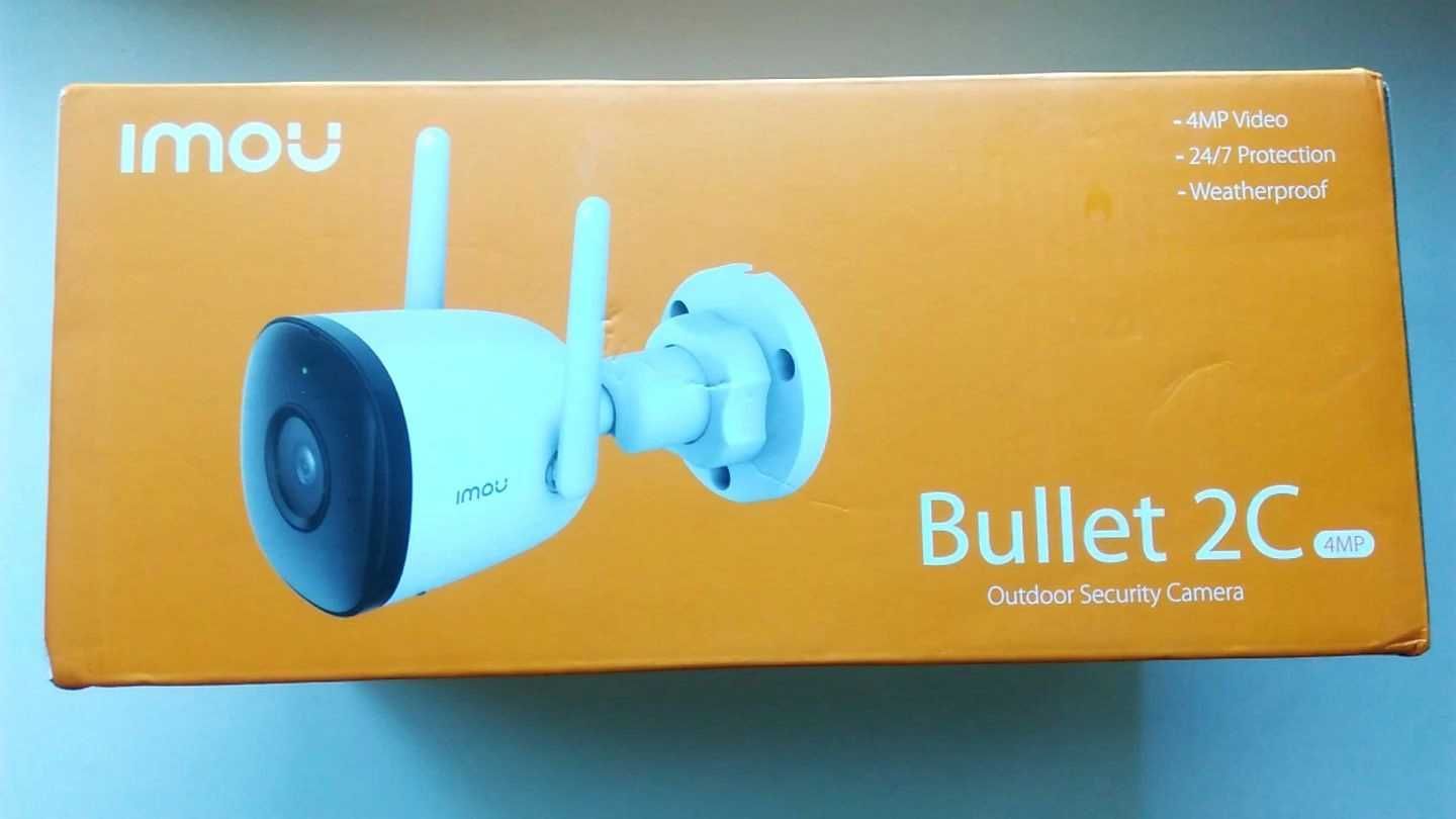 Уличная Wi-Fi 4K IP-камера IMOU Bullet 2C 4MP(Dahua IPC-F42P) 2.8 мм