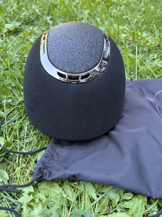 Kask jeździecki QHP „Glitz”, rozm. 55-56 - NOWY