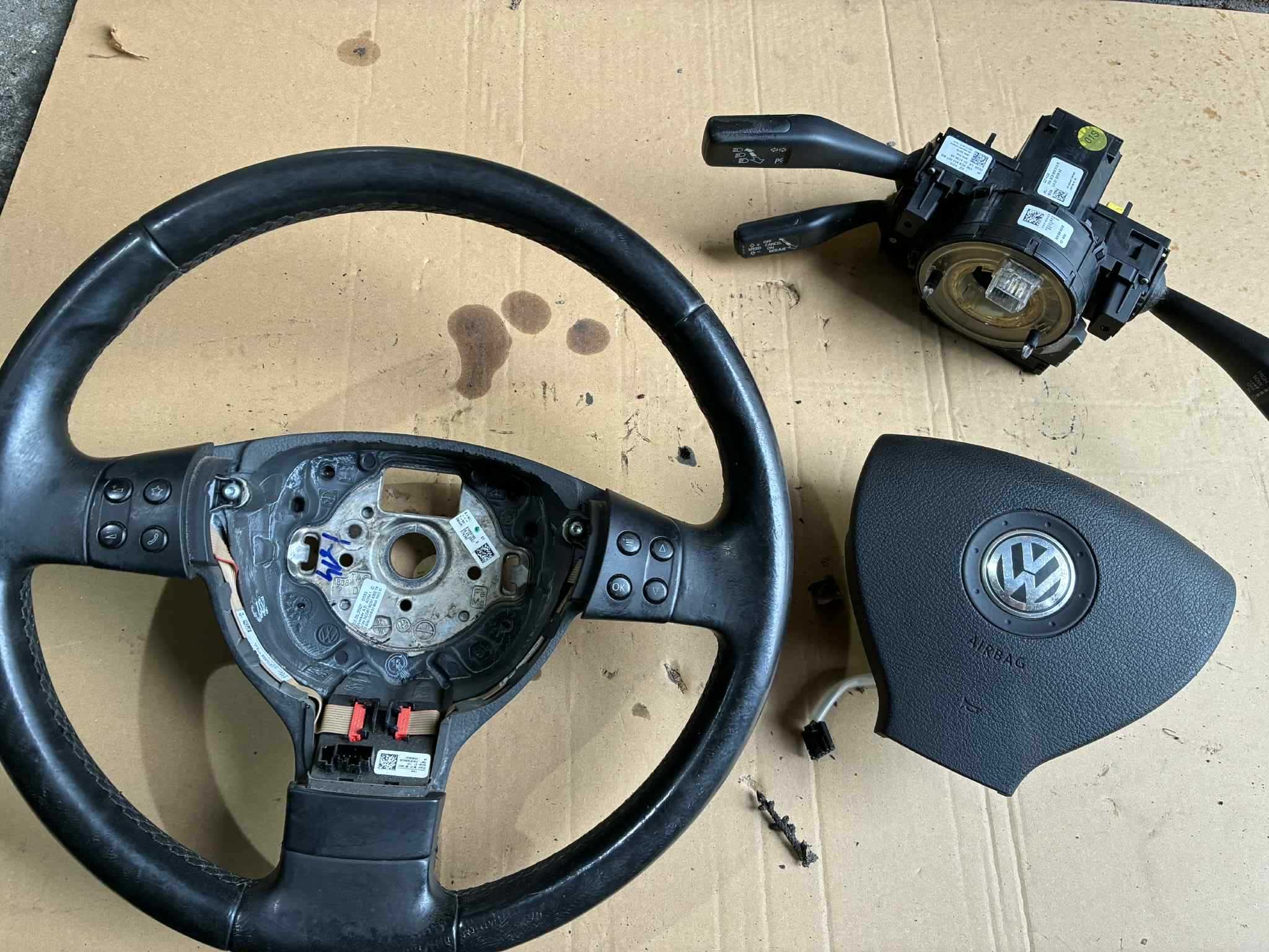 kierownica manetki taśma swap multi multifunkcja volkswagen passat b6