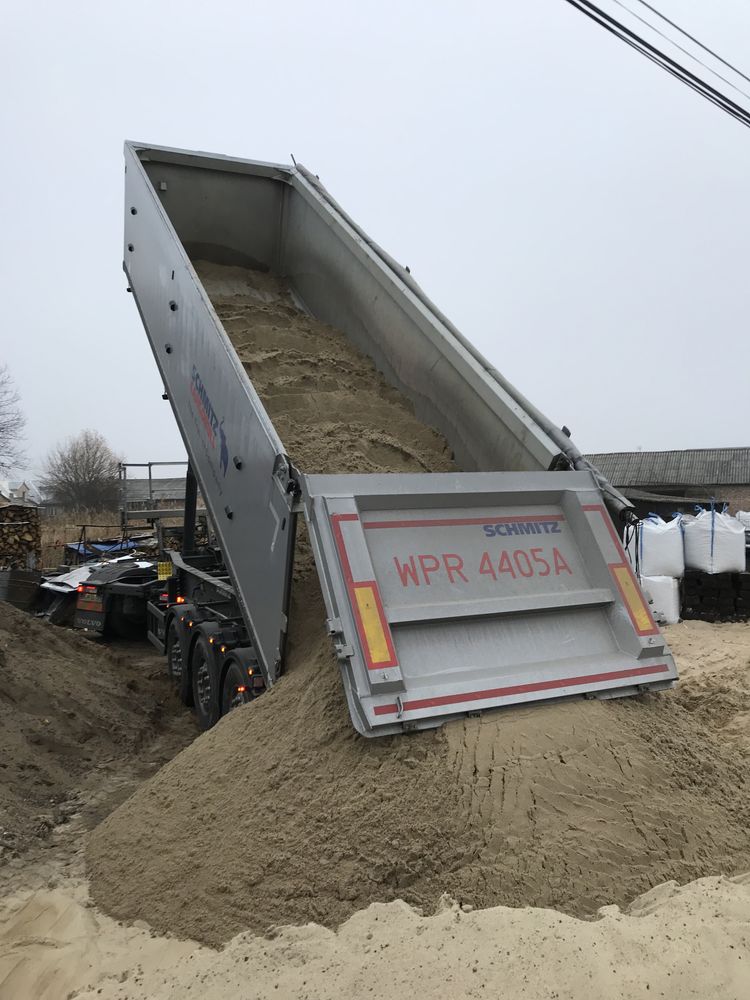 Piach Kopalniany pod Kostkę Piasek Wiślany do Murowania do Betonu Grys