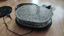 Raclette/ grill stołowy elektryczny, dla 8 osób. 3 płyty grzewcze.