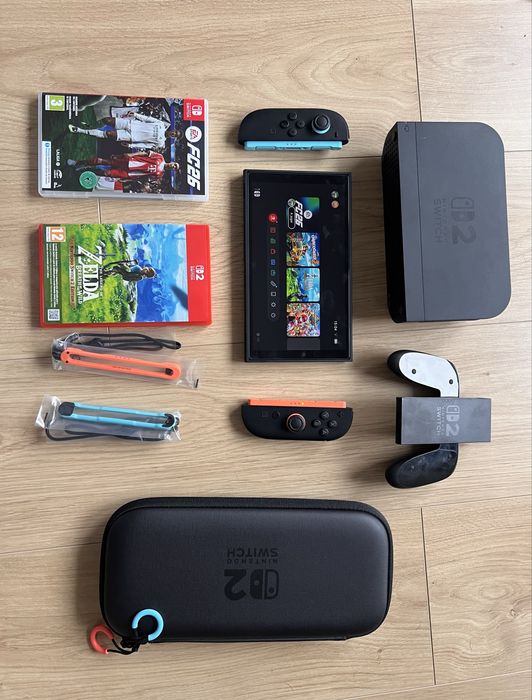 Nintendo Switch 2 - com jogos e acessórios