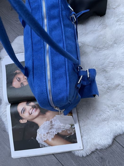 кульова замшева сумка тоут