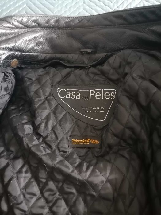 Casaco motard casa das peles