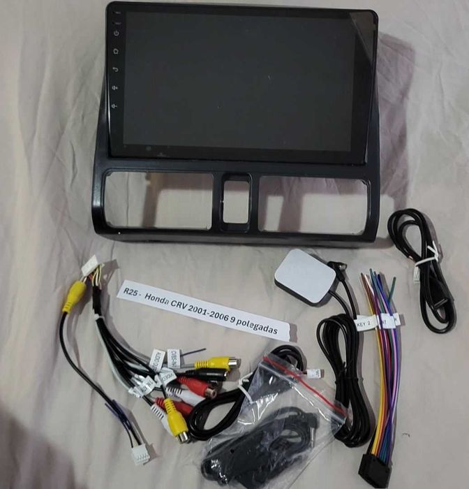 R25 - Auto Rádios Honda CRV 2001 a 2006 9 polegadas com sitema android