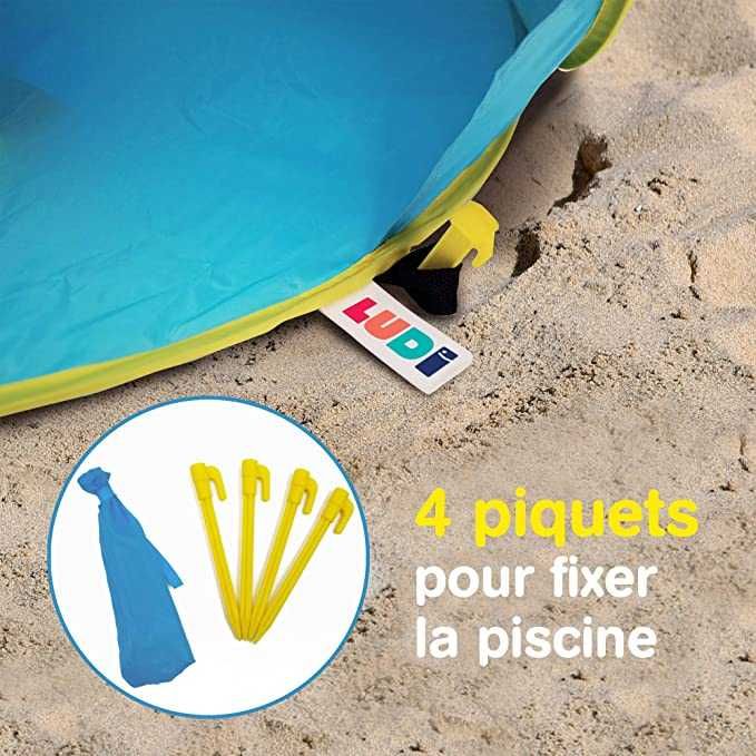 Wielofunkcyjny basen firmy Ludi, namiot plażowy, nowy, powystawowy
