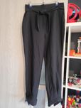 eleganckie spodnie czarne wiazane S/M