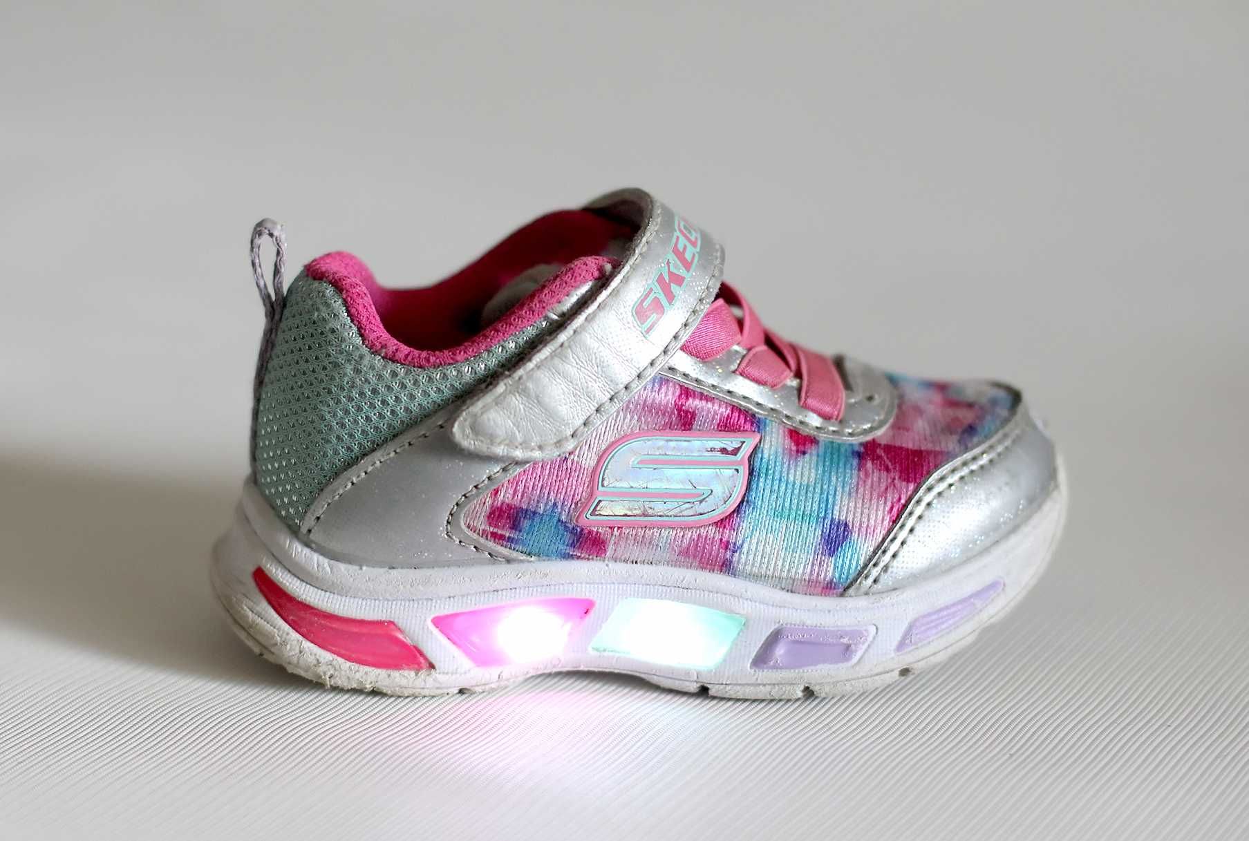 Кросівки дитячі з led підсвіткою skechers, кроссовки детские