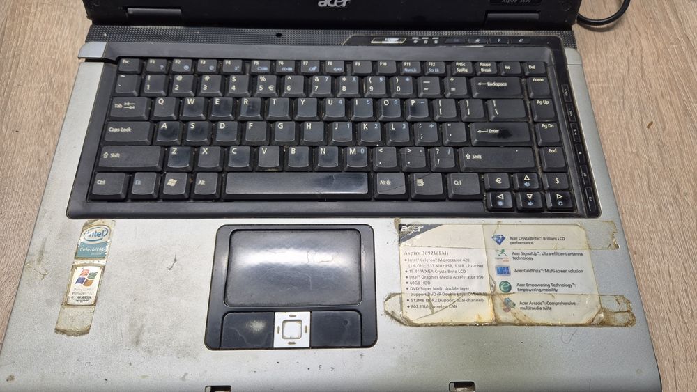 Acer aspire Laptop złom na części