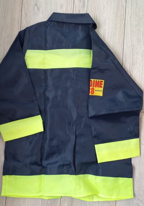 Strój karnawałowy straźak rozmiar 116-128 na 6-8 lat