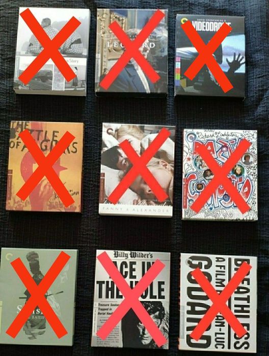 Criterion Collection - 47 filmes - Blu-rays (1/3)