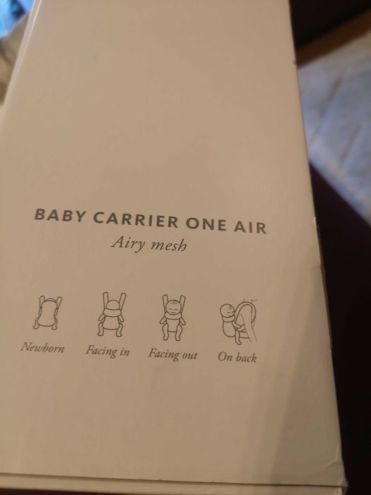 Nosidełko BabyBjörn One Air antracyt