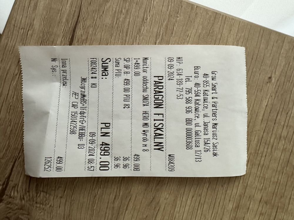 SNUZA HERO MD NOWY! Monitor oddechu dla niemowląt