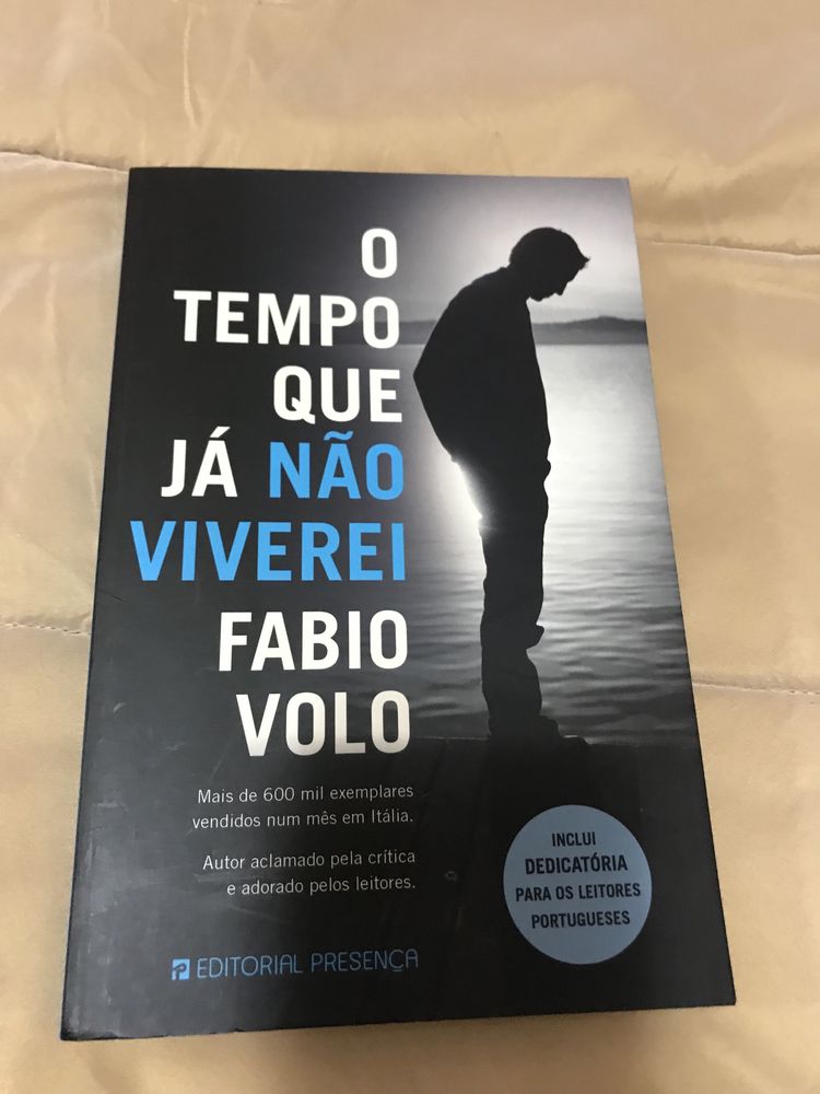 Livro “O tempo que já não viverei” de Fabio Volo