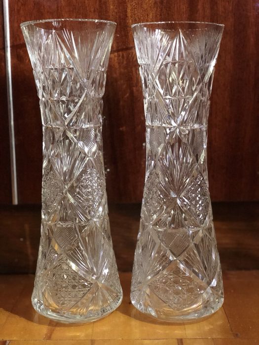 Ваза хрустальная 50-х годов СССР