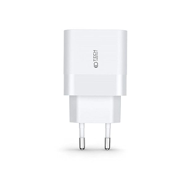 Tech-Protect C30W 2-Port Network Charger Pd30W/Qc3.0 White